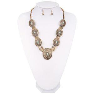 Concho-Antique-Gold-Turquoise-Neclace-Set