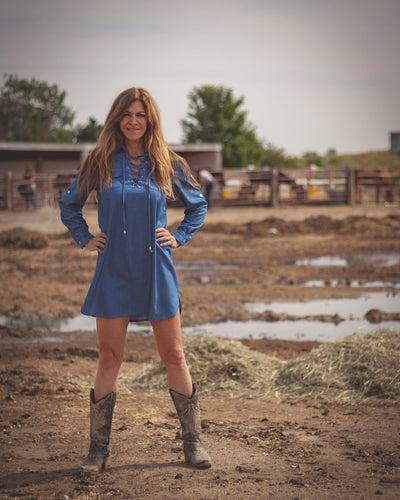 Altai Denim Mini Dress