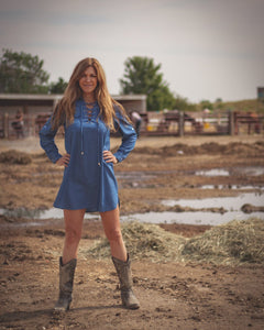 Altai Denim Mini Dress