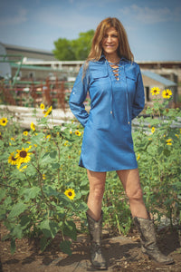 Altai Denim Mini Dress