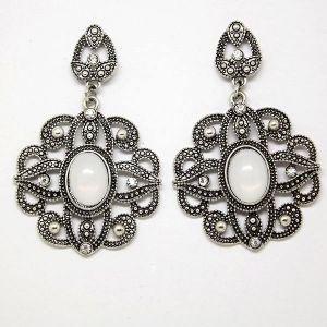 Cher Ami Antique Silver Earrings
