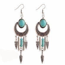 Turquoise-Charms-Drop-Earrings-Bohemian