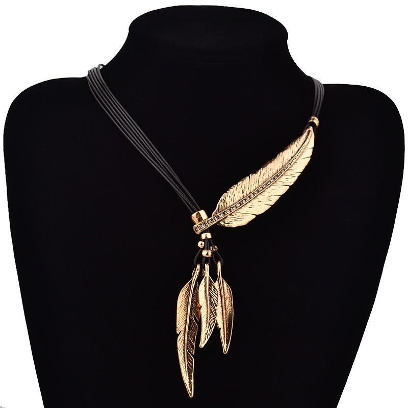 Tribal Feather Necklace