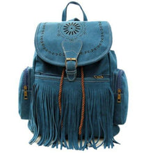 Fringe-Leather-Backpack