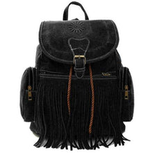 Fringe-Leather-Backpack