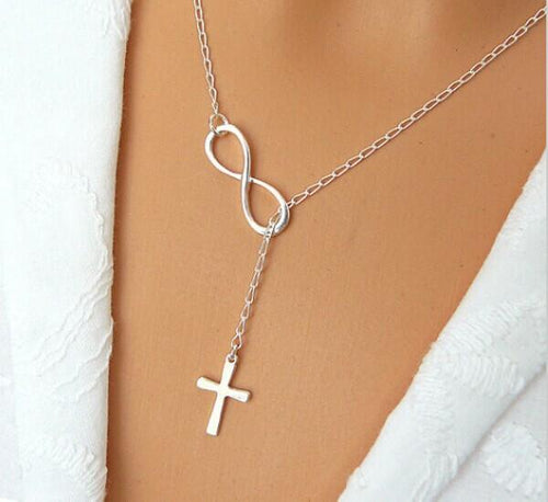 Faiths Infinity Cross Necklace