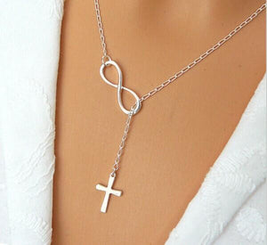 Faiths Infinity Cross Necklace