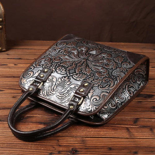 Leather-Floral-Design-Handbag