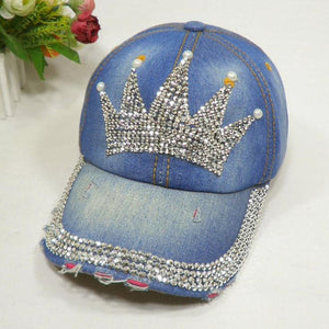Princess Denim Baseball Cap