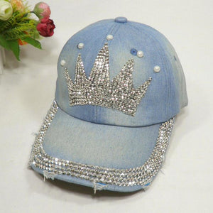 Princess Denim Baseball Cap