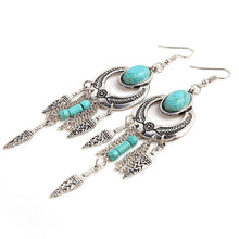 Turquoise-Charms-Drop-Earrings-Bohemian
