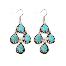 Turquoise-Earrings-4-Teardrop-Silver