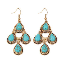 Turquoise-Earrings-4-Teardrop-Gold