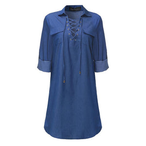 Altai Denim Mini Dress