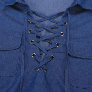 Altai Denim Mini Dress