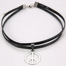 My Lucky Charm Double Leather Choker