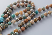 Tawny Stone Tassel Necklace