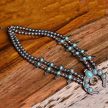 Shadow of Moonlight Squash Blossom Necklace
