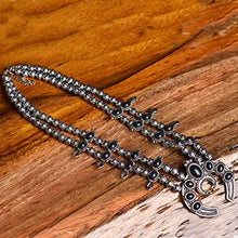 Shadow of Moonlight Squash Blossom Necklace