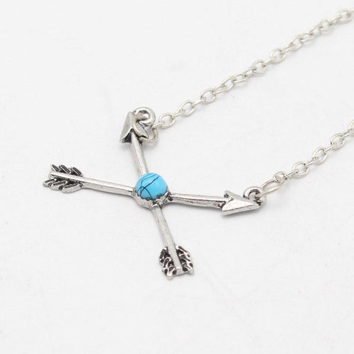 Follow The Arrow Cross Necklace