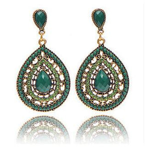 Saxon Rose Drop Earrings
