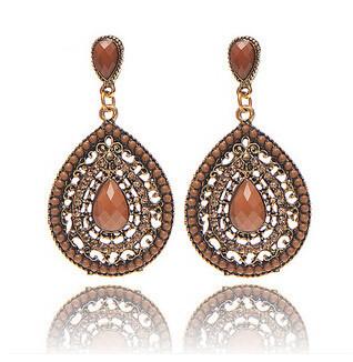 Saxon Rose Drop Earrings