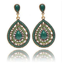 Saxon Rose Drop Earrings