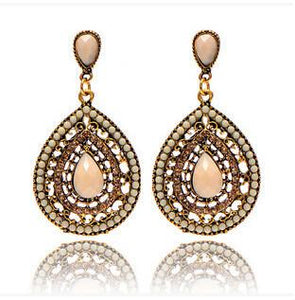 Saxon Rose Drop Earrings