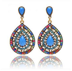 Saxon Rose Drop Earrings