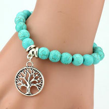 Running Free Turquoise Bead and Charm Bracelet