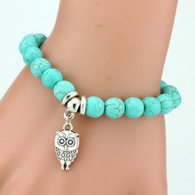 Running Free Turquoise Bead and Charm Bracelet