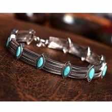 Choker-Necklace-Bohemian-Turquoise-Silver