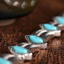 Choker-Necklace-Bohemian-Turquoise-Silver