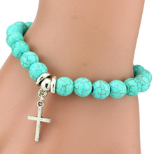 Running Free Turquoise Bead and Charm Bracelet