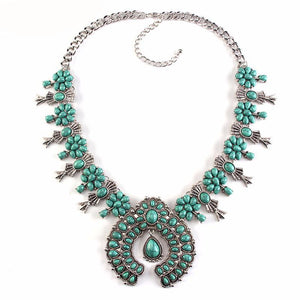 Squash-blossom-statement-Necklace